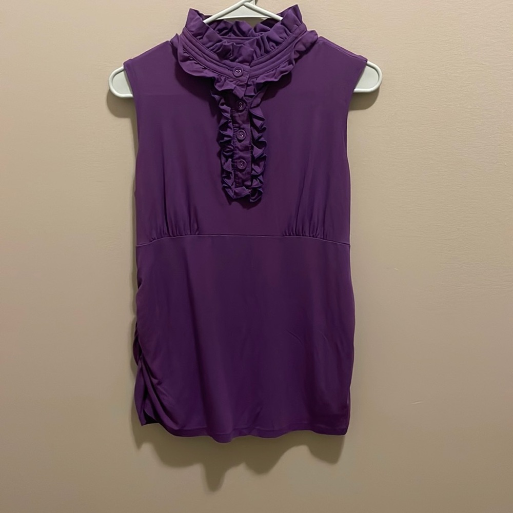 A pea in the pod beautiful purple maternity top